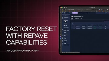 Commvault Cloud Cleanroom Recovery: Reset with Repave