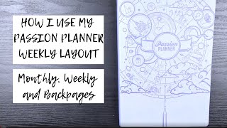 How I Use My Passion Planner Weekly