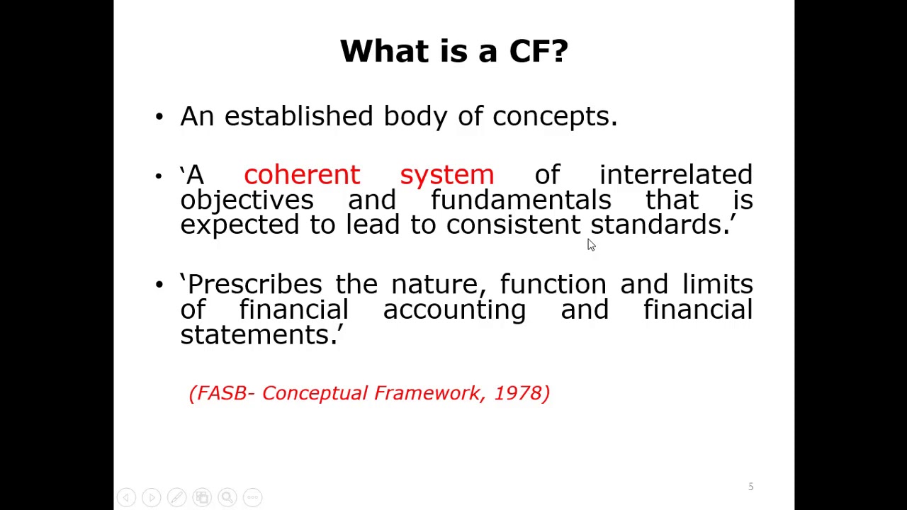 Conceptual Framework for Financial Reporting-Part 1 - YouTube