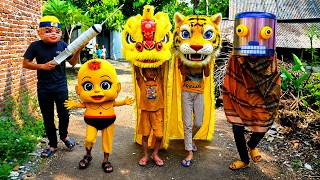 Wow...Mencari barongan kodok ngorek malah dapat barongan barongsai badut mampang can macanan