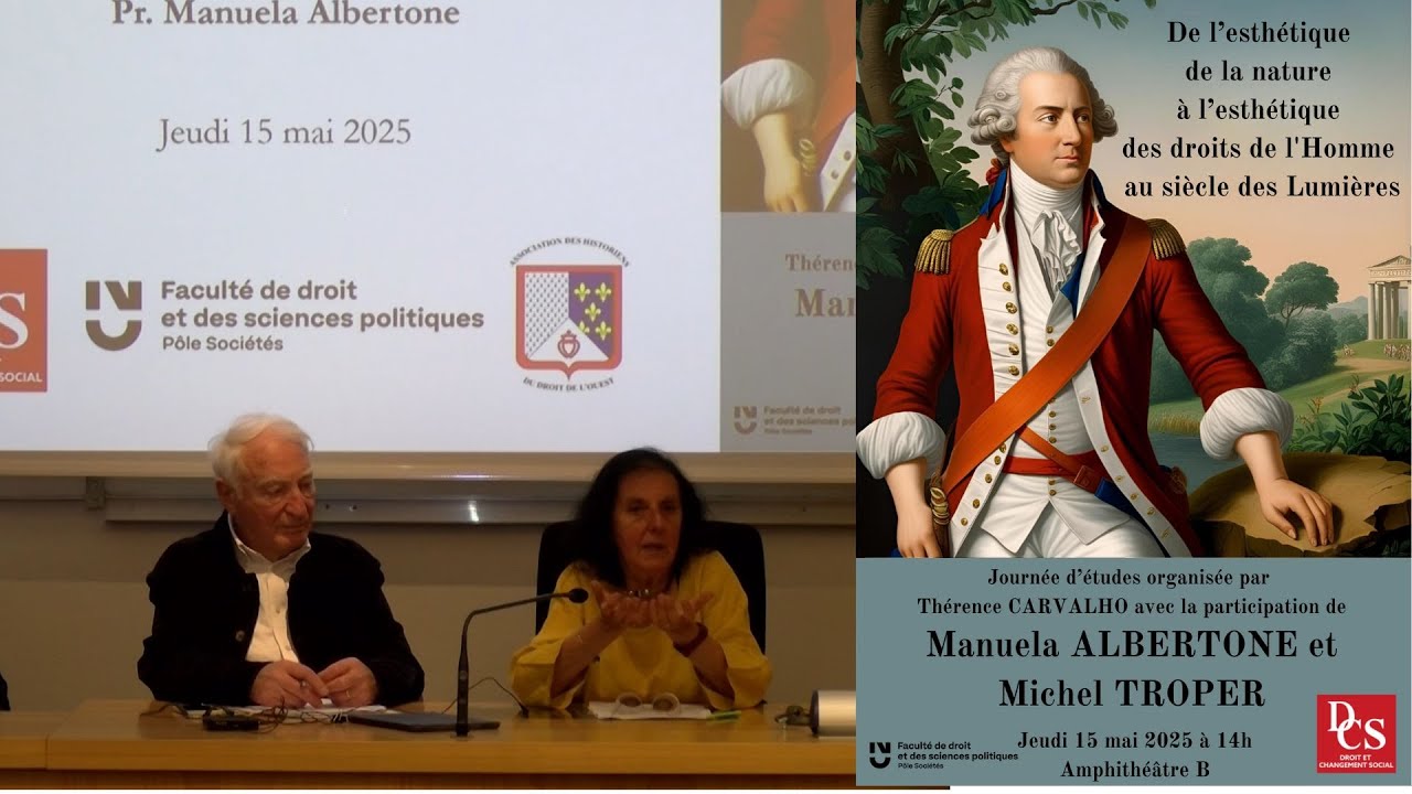 MANUELA ALBERTONE - De la nature aux droits naturels dans la pensée du marquis de Girardin