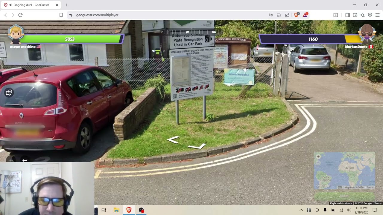 Geoguessr Duels (2026-02-19)