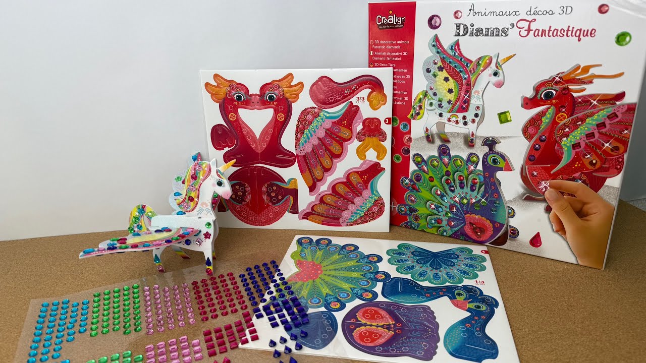 Crealign - Animaux Déco 3D Diams Peruvien - My kit DIY Crealign - Animaux Déco 3D Diams Peruvien - My kit DIY