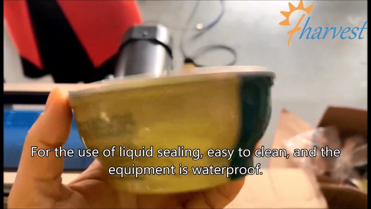 Abalone Bowls cans sealing machine,Automatic can seaming equipment,metal tin Can sealer supplier