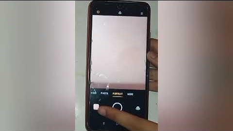 How to use portrait mode camera setting in oppo f18 pro,use portrait mode camera setting