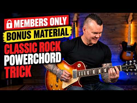 Classic Rock Power Chords Trick Bonus Members Only