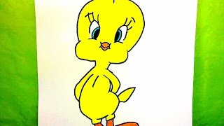 Speed Drawing How To Draw A Tweety Jak Namalować Narysować Tweety The Looney Tunes