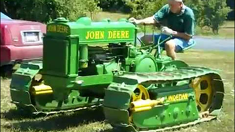 BO LINDEMAN John Deere 1946 Crawler Tractor WIDE-TRACK Dozer  SOLD Aug., 2011 to New Zealand