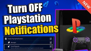 How to turn off PS4 notifications during Movies or Gaming! (Best Method)
