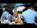 Emory university teargas and rubber bullets reportedly used in protest crackdown