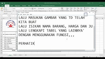 Ujian Praktik Ms. Excel