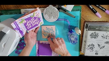 Book Binding Explosion Card tutorial using Stampin Up products