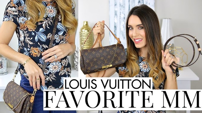 Louis Vuitton Favorite MM vs Favorite PM, Comparison Video