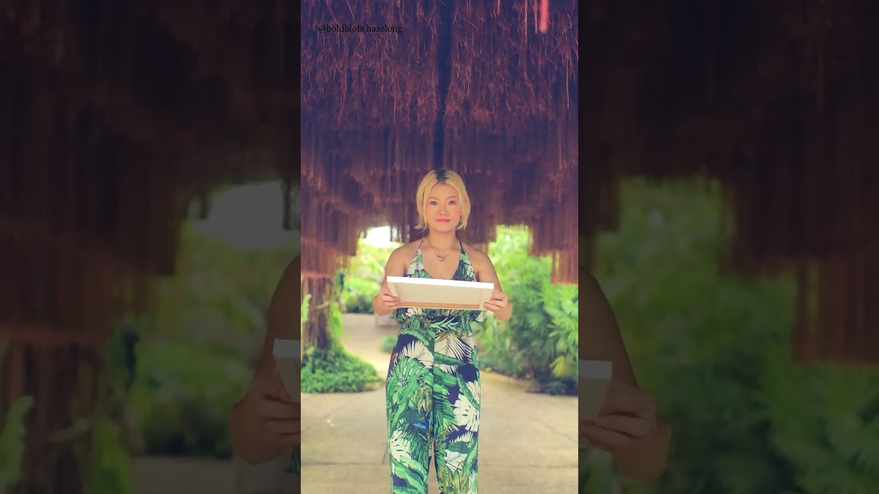 Exploring tropical vibes with thick impasto layers — Bold color, texture, and feel!