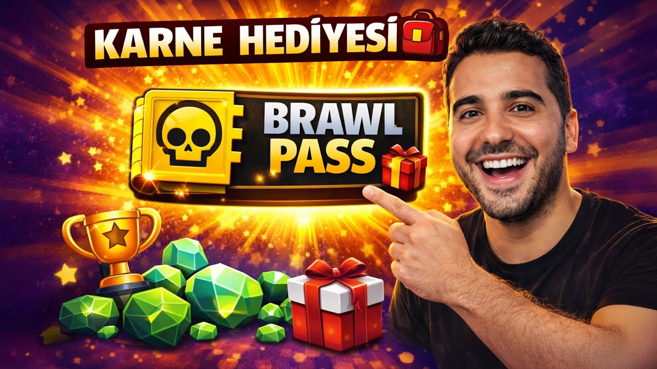 Karne Hediyesi BRAWL PASS! 🎁🎁 | BRAWL STARS CANLI
