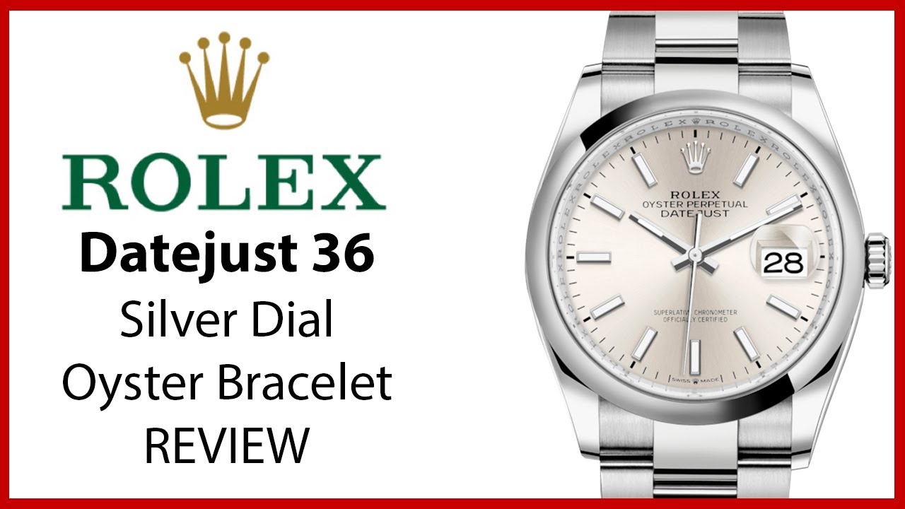 rolex datejust 36 silver dial