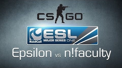 Epsilon vs. n!faculty - Grand Final RaidCall EMS One Cup 1 - Counter-Strike:GO