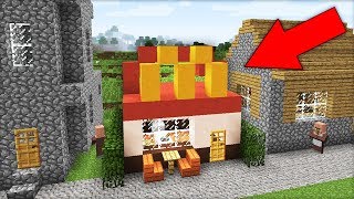 Я ПОСТРОИЛ РАБОЧИЙ МАКДОНАЛЬДС В ДЕРЕВНЕ ЖИТЕЛЕЙ В МАЙНКРАФТ | Риколит Minecraft