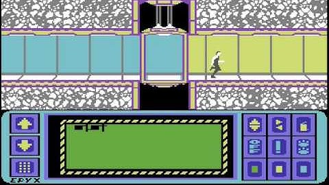 Impossible Mission 1 - C64 gameplay HQ by RetrogamingHistory.com