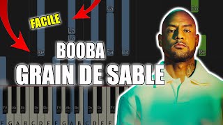 Booba - Grain de sable | Vidéo Piano Tutoriel Facile Instrumental RAP (Piano Facile France)