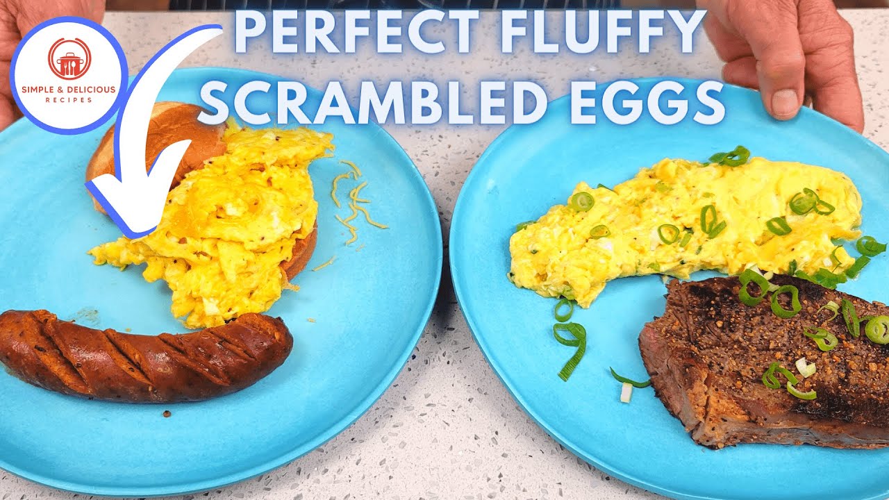 Fluffy Scrambled Eggs (Step by Step!) - The Cozy Cook