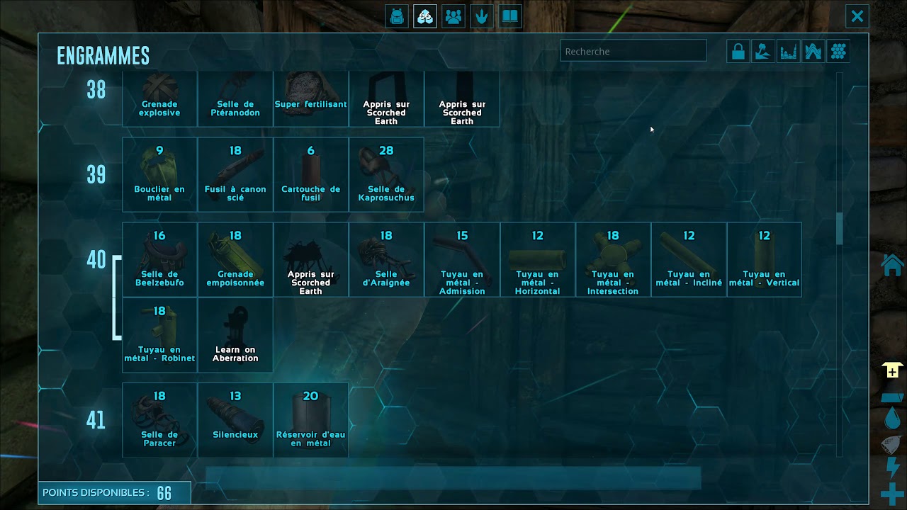 ARK Survival Evolved mon inventaire - YouTube