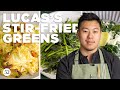 How to stirfry greens   in the kitchen with lucas sin