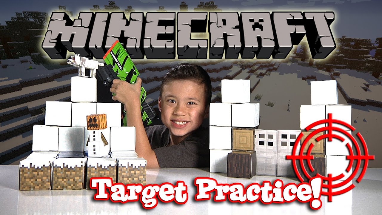 Minecraft Paper Craft - Four Sets - Utility, Hostile Mobs, Snow Biome,  Deluxe