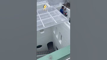 Giếng Trời Tự Động Dạng Lùa Trượt #giengtroidep #giengtroitudong