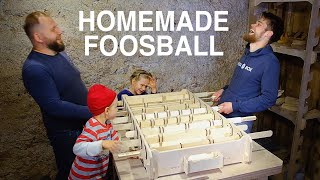 Homemade Tabletop Foosball Table - ARIBABOX