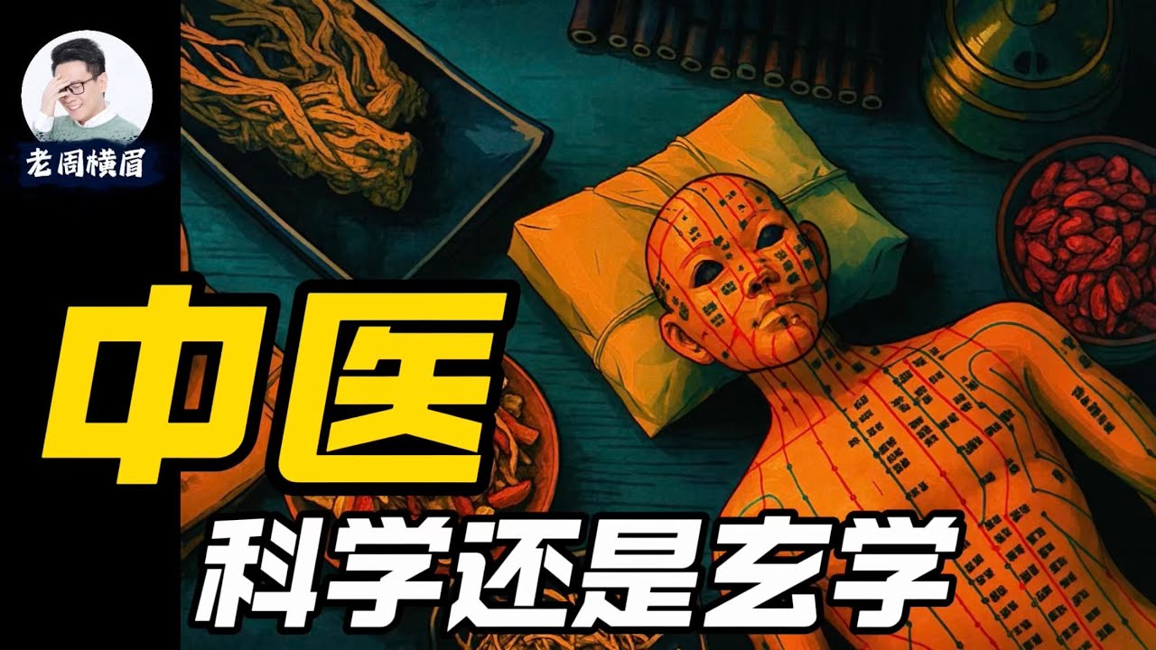 中医：博大精深还是伪科学？为什么中国人对2000年前的医学深信不疑？ | 阴阳五行 | 中药 | 千人千方 | 传统医学 | 现代医学 | 双盲实验 | 针灸 | 仁丹 | 中成药 | 老周横眉