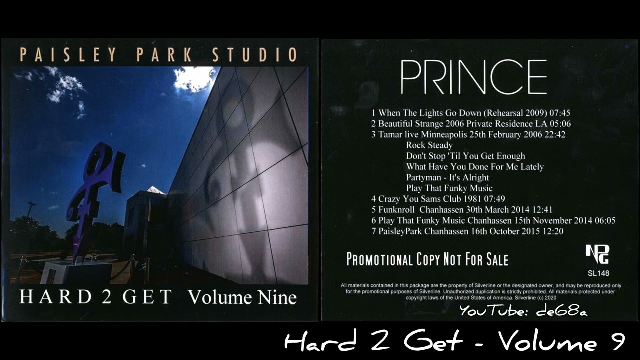 Prince - Hard 2 Get - Volume 9 (Live, Unreleased & Out-Take