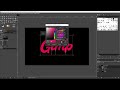 Crea texto iluminado con GIMP
