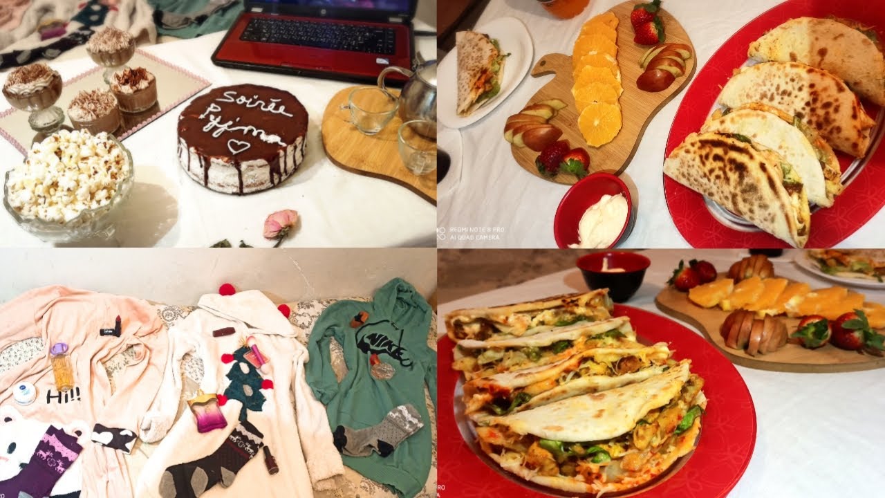 سواري بيجاما في الاقامة الجامعية🥰وصفة مقلوب تونسي ذوقو روعة/كيكة ب2 بيضات فقط/اجواء تهبل مع صحباتي