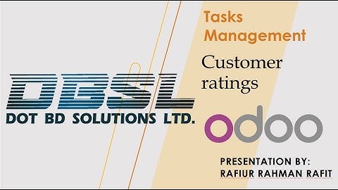 1.13 Odoo Customer Ratings | Collect Feedback & Improve Service | Odoo Project Module (Bangla)