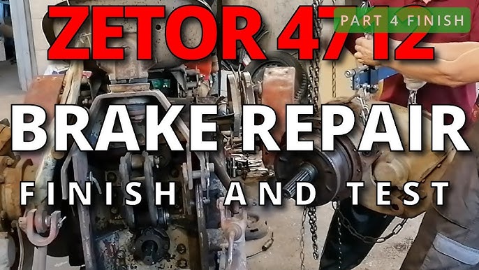 Zetor 7245 brakes finally sorted .... ? - YouTube