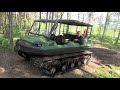 Обзор вездехода Тингер болотоход Tinger Russian tracked all-terrain vehicle