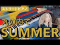 【丸の内ストリートピアノ】共鳴する蝉の声/丸の内並木道を歩いて見つけた/3段階音質/謎の浮遊物/Joe Hisaishi Summer Selection