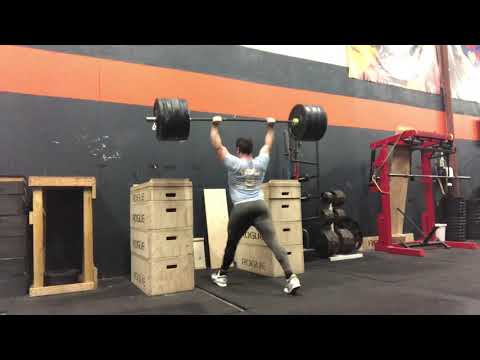 325lb split jerk