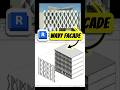 Wavy Facade in Revit #revit #bim #architecture