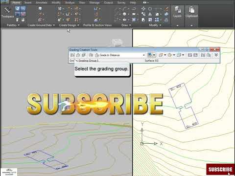 how to Grade from a Building Footprint in civil 3d #civilcad #autodesk #autocadcivil