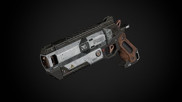 Wingman Revolver | Apex Legends Fan Art - SubD 3D Modeling Timelapse