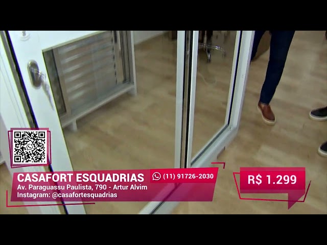 Portas e janelas com qualidade e durabilidade! | Casafort Esquadrias | Gazeta Shopping