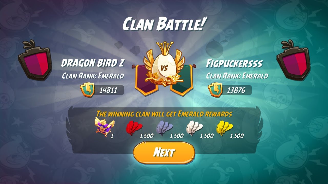Angry birds clan battle