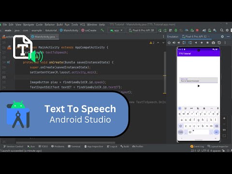 How to create Text To Speech in Android Studio Java