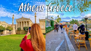 Athens Greece, 🚶 walking tour in 4k