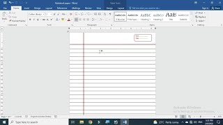 How to Make Notebook Page In MS Word//Notebook Page Create in Word//वर्ड में नोटबुक पेज बनाना सीखें