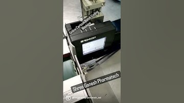 Automatic Online box Batch Code Printing System #shreeganeshpharmatech # #pharmaceuticals
