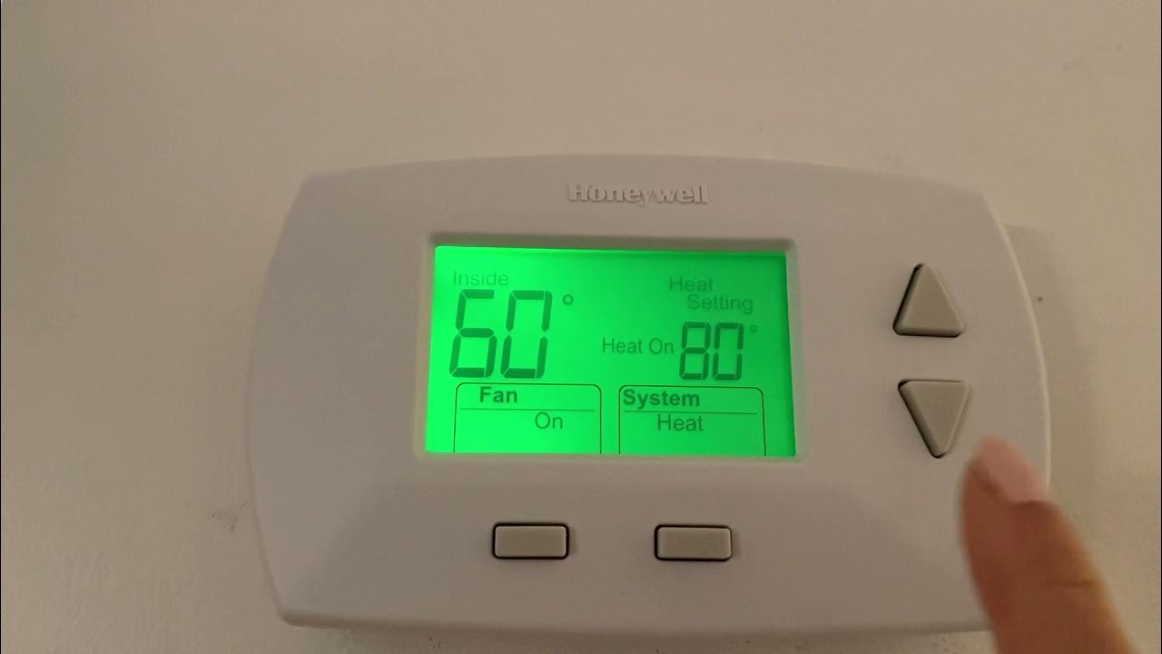 How to use the HONEYWELL Wireless Thermostat heating system Model