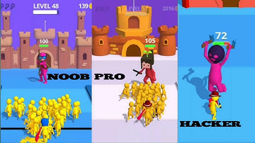 JOIN CLASH 3D - NOOB VS PRO VS HACKER -PART 2